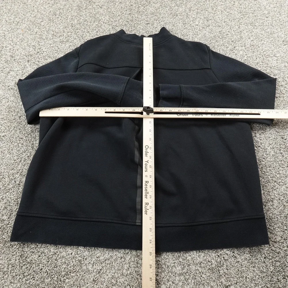 Nike Jacket Womens XL Black Tech Fleece AeroLoft Varsity Bomber‎ Snap Coat Gym